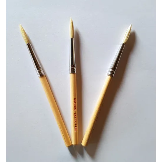 Natural Paint Brushes (Pack of 3)