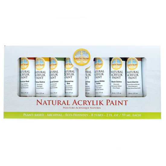 Natural Acrylik Paint Set™, Set of 8 Tubes