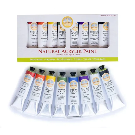 Natural Acrylik Paint Set™, Set of 8 Tubes