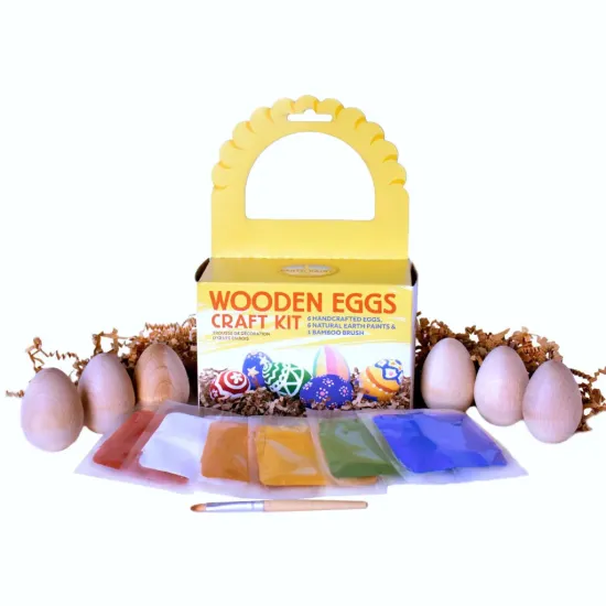 Wooden Eggs Craft Kit