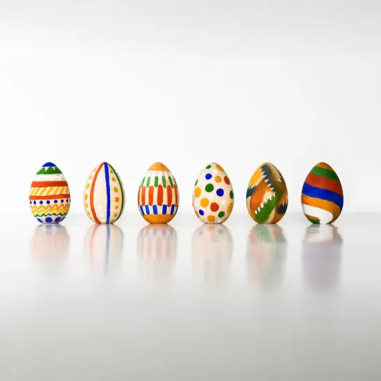 Wooden Eggs Craft Kit